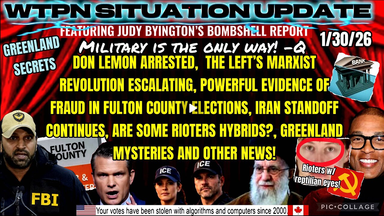 WTPN SITUATION UPDATE FEATURING RESTORED REPUBLIC 1/30/26