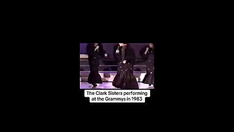 The Clark Sisters Performing at the 1983 Grammys #tbt