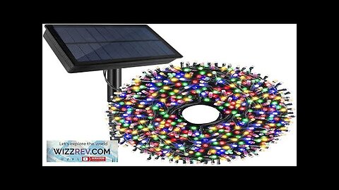 Tcamp 164Ft 500 LED Solar Christmas Lights Outdoor Waterproof with Remote Timer Review