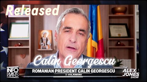 Just release from prison President Calin Georgescu 2/27/25