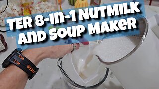 TER 8-in-1 Almond Nut Milk Maker 40oz Review — Also Make Hot Soups, Milkshakes And More - Live Test