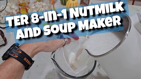 TER 8-in-1 Almond Nut Milk Maker 40oz Review — Also Make Hot Soups, Milkshakes And More - Live Test
