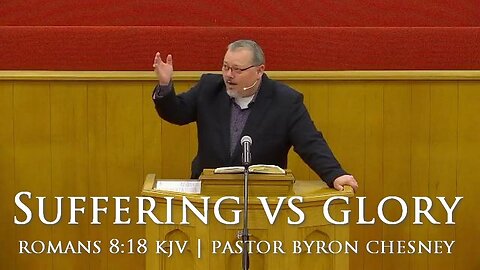 Suffering Compared to Glory