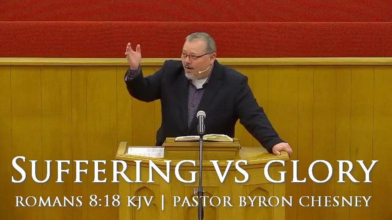 Suffering Compared to Glory