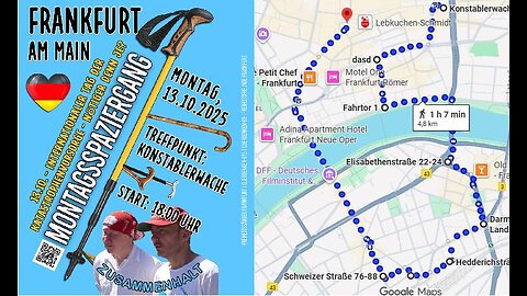 13.10. - Der Tag der Katastrophenvorsorge / Frankfurt / Montagsdemo