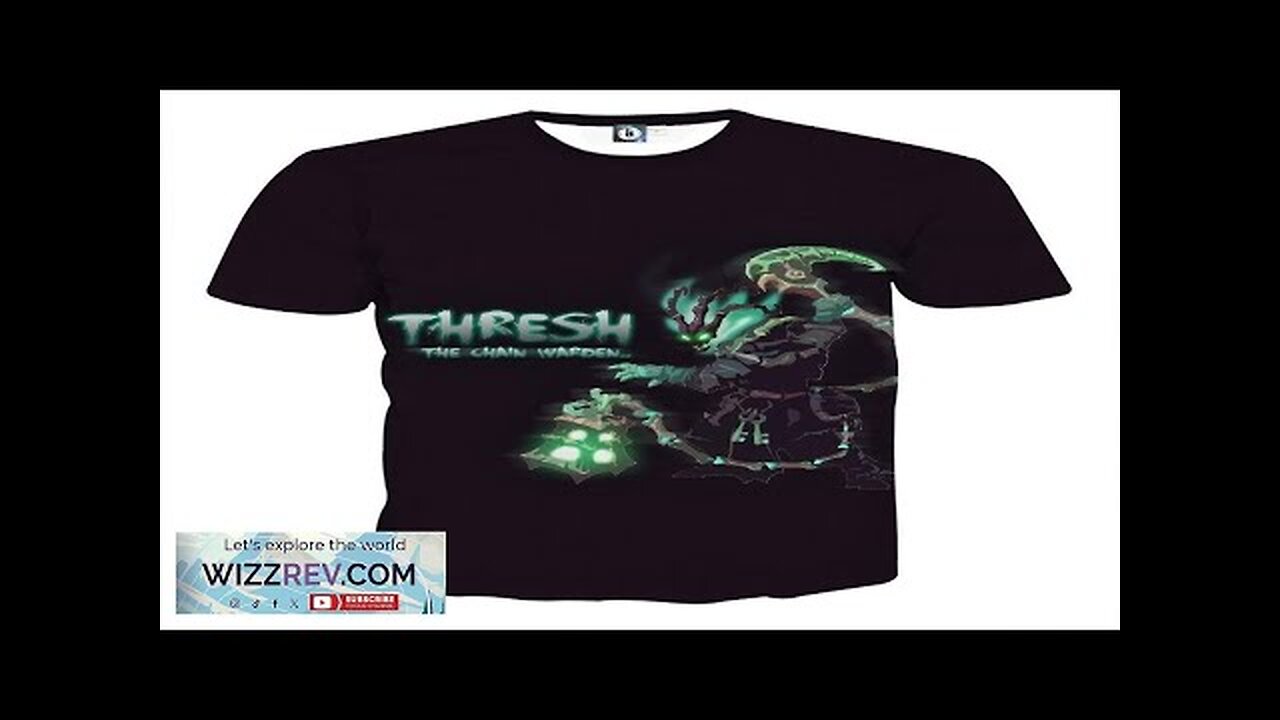 League of Legends Thresh Champion The Chain Warden Print T-Shirt Review