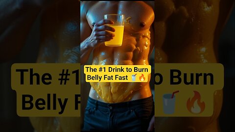 The #1 Drink to Burn Belly Fat FAST 🥤🔥 | Melt Stubborn Fat Naturally! #Shorts #Health
