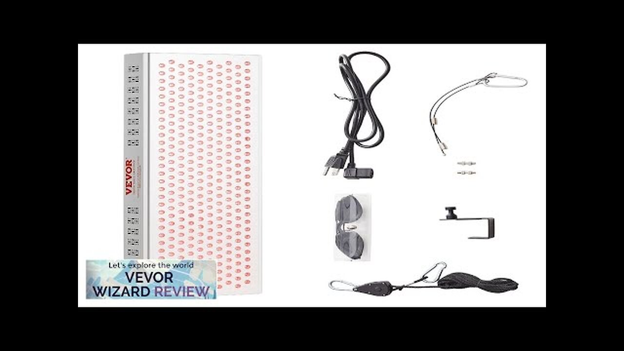 VEVOR Red Light Therapy for Whole Body 300 Dual-Chip LEDS 10Hz/40Hz Pulse Review