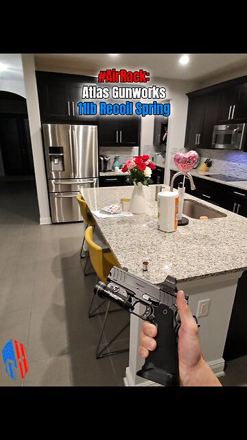 Air Rack Pistol: Springfield Armory Prodigy Comp AGW 11lb Yellow Premium Recoil Spring #pewpew #edc