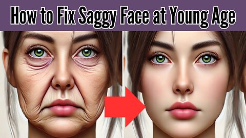 How to Fix Saggy Face at Young Age