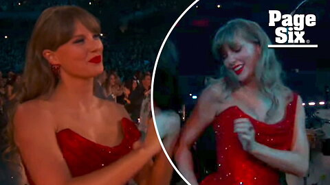 Watch Taylor Swift dance throughout the night at Grammys 2025