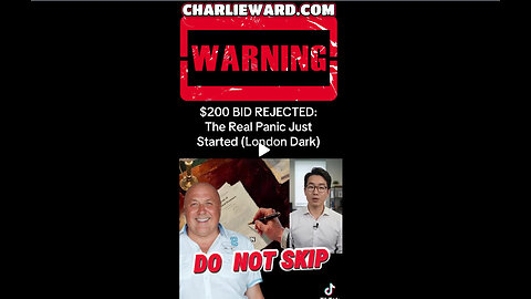 WARNING!!!!!: THIS IS NOT A DRILL — WATCH CLOSELY WITH CHARLIE WARD