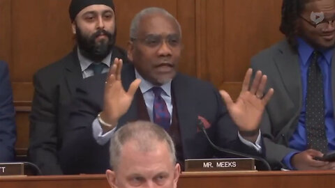 Democrat Congressman Gregory Meeks goes apeshit on Treasury Secretary Bessent