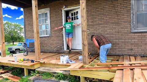 Watch Us Transform This Crumbling Farmhouse Porch! (200-Year-Old Porch Saga: Part 10)