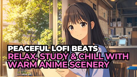 Peaceful Lofi Beats | Relax, Focus & Chill with Warm Scenery