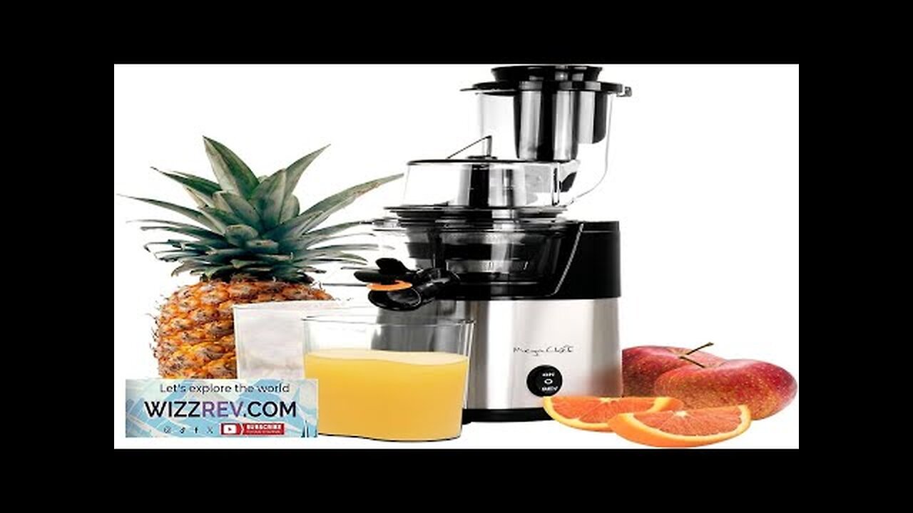 Megachef Pro Stainless Steel Slow Juicer Chrome Silver Review