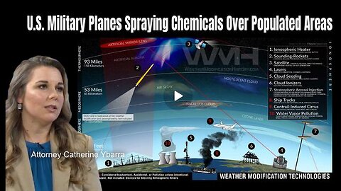 Attorney Catherine Ybarra: U.S. Military Planes Spraying Chemicals Over Populated Areas