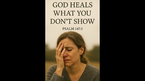 “God Heals What You Don’t Show 💧”