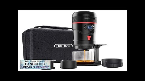 EU/US/AE Direct HiBREW H4 Multifunctional Portable Coffee Machine Adapter & Storage Bag Review