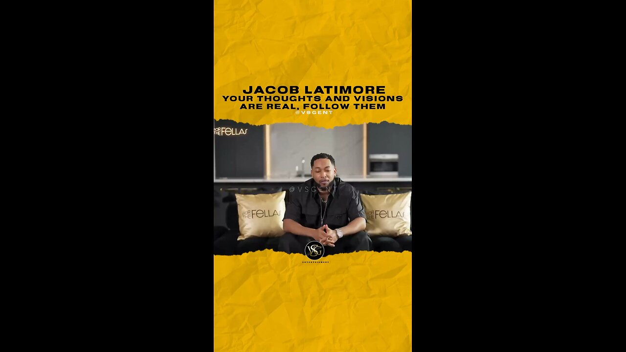 @jacoblatimore Your thoughts and visions are real, follow them