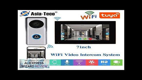 Wifi Tuya App Video Intercom 1080P Video Doorbell HD Camera for Apartment Review