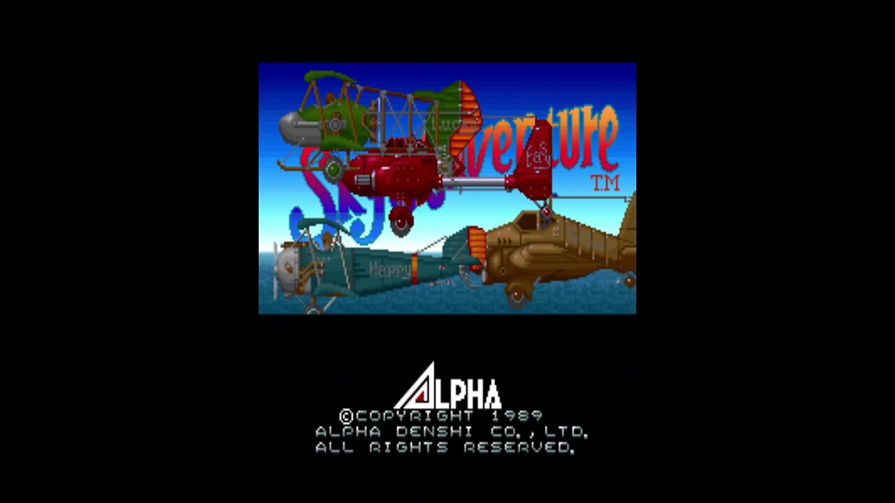 Sky Adventure Arcade Game, Alpha Denshi 1991, Longplay