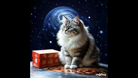Cute Space Cat Picture