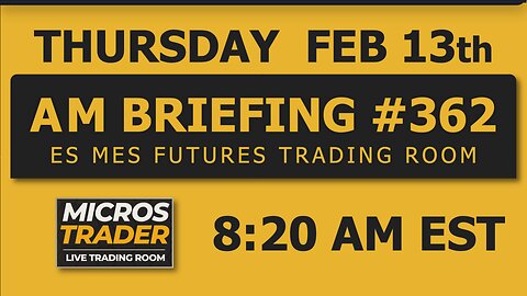 ES MES Futures Trading: Key Levels, Tips, Technical Analysis. Thursday "AM Briefing"