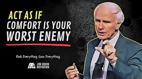 Take Risks and Step Outside of Your Comfort Zone | Jim Rohn Motivation