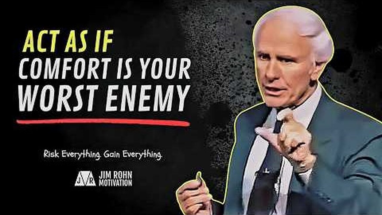 Take Risks and Step Outside of Your Comfort Zone | Jim Rohn Motivation