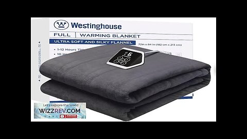 Westinghouse Heated Blanket Full Size Electric Heating Blanket with 10 Heating Levels Review