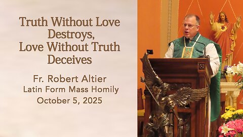 Truth Without Love Destroys, Love Without Truth Deceives