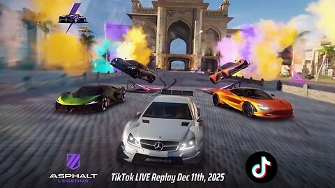 Night Gaming with Asphalt Legends - Global Edition | TikTok LIVE Replay December 11th, 2025, GMT+8