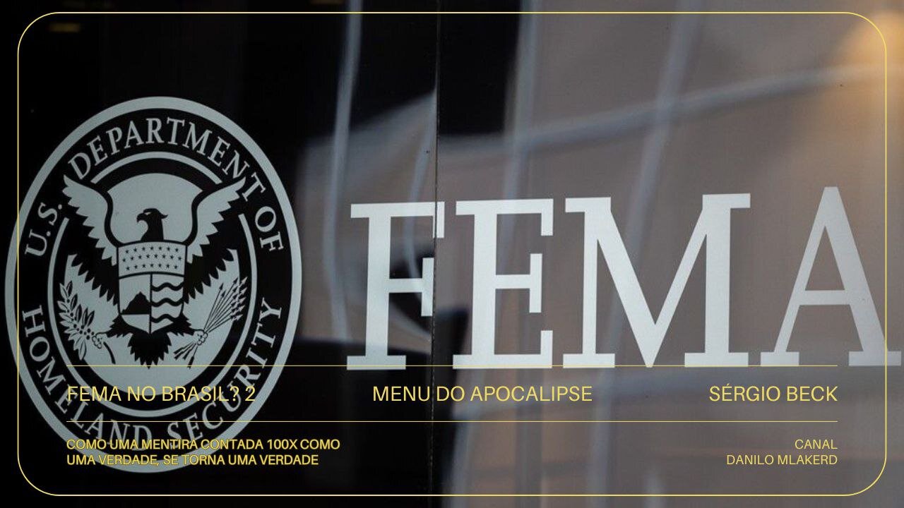 FEMA no Brasil? (parte 2)