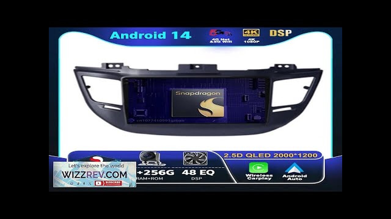 Android 14 Carplay DSP Car Radio For Hyundai Tucson IX35 3 2015 Review