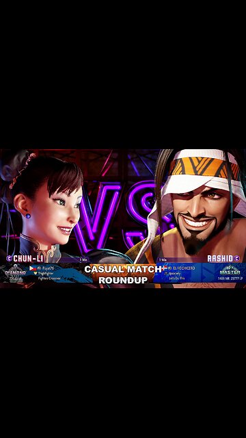 Kuya Kalbo SF6 Casual Match Roundup. Chun Li 4 star Diamond Rank [Hori Fight Stick]