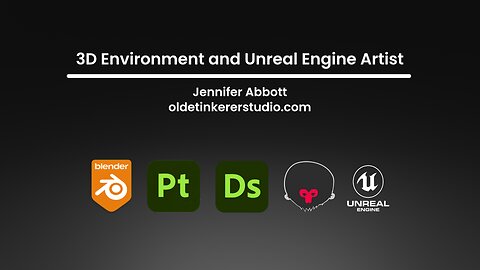 3D Environment and Unreal Engine Portfolio [2025]