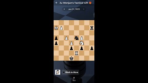 Daily Chess Puzzle 31.01.2025