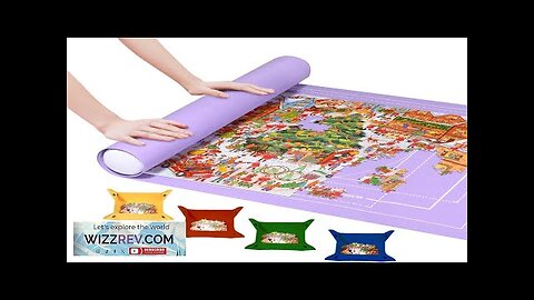 Puzzle Mat- 15001000 Pieces Jigsaw Puzzle Felt Roll-Up Puzzle Mat for Adults Review