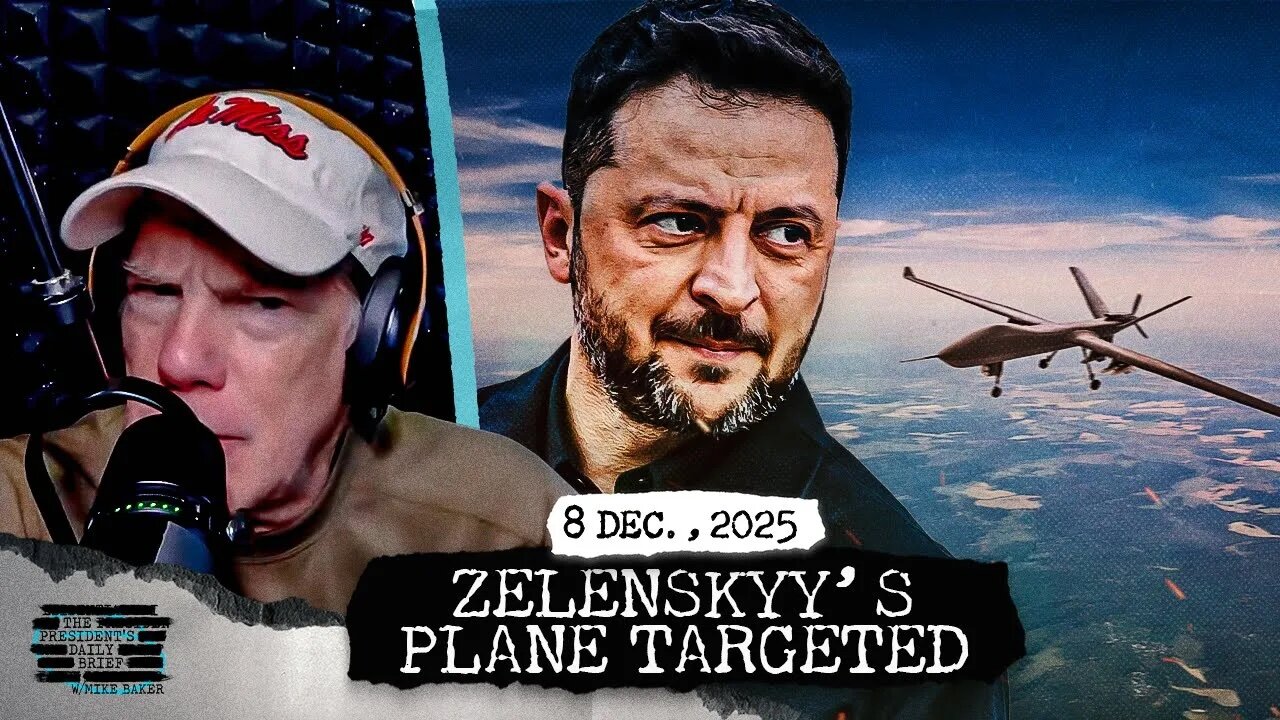 CLOSE CALL: Military Drones Zero In on Zelenskyy’s Plane Over Europe