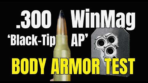 .300 WinMag AP vs Body Armor