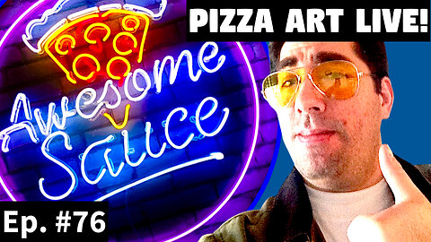 Awesome Sauce PIZZA ART LIVE Ep. #76: Insane Sicilian