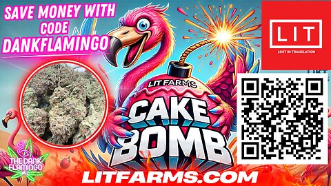 Savoring Cake Bomb Essential from Lit Farms! Mrs Dank Flamingo Review!!