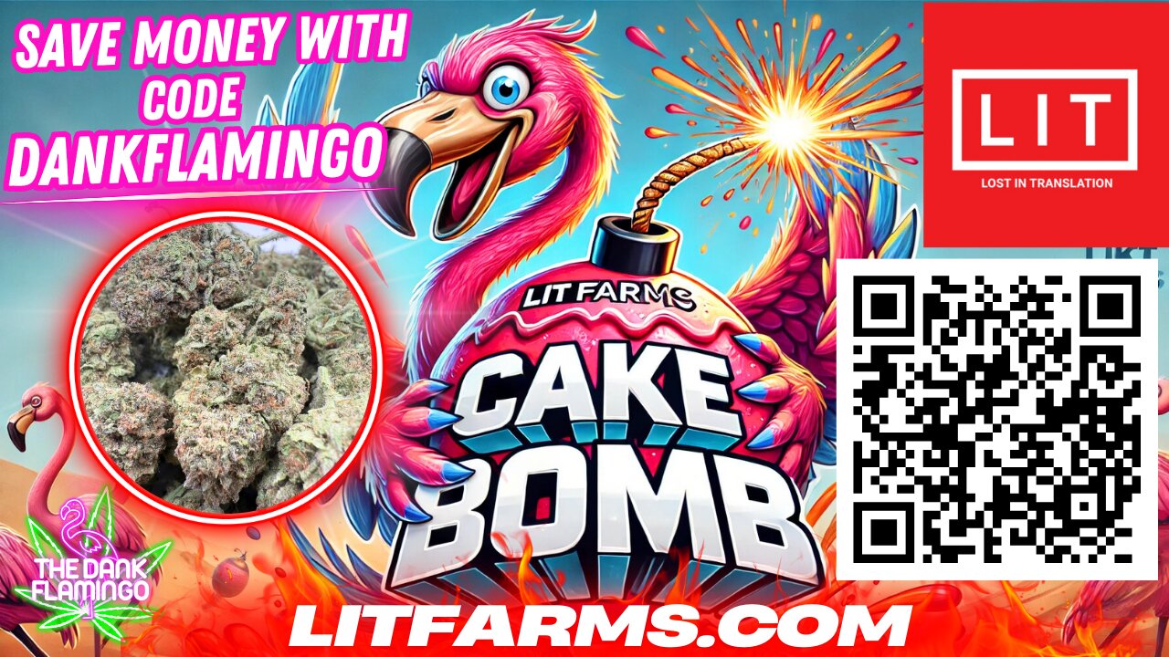 Savoring Cake Bomb Essential from Lit Farms! Mrs Dank Flamingo Review!!