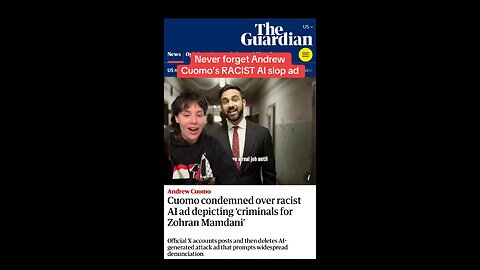 Never Forget Andrew Cuomo’s INSANELY RACIST AI Slop Ad!