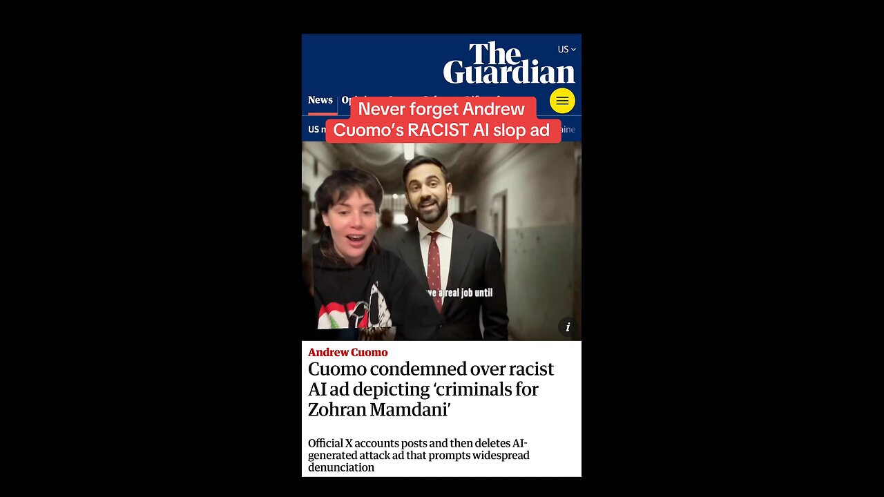 Never Forget Andrew Cuomo’s INSANELY RACIST AI Slop Ad!