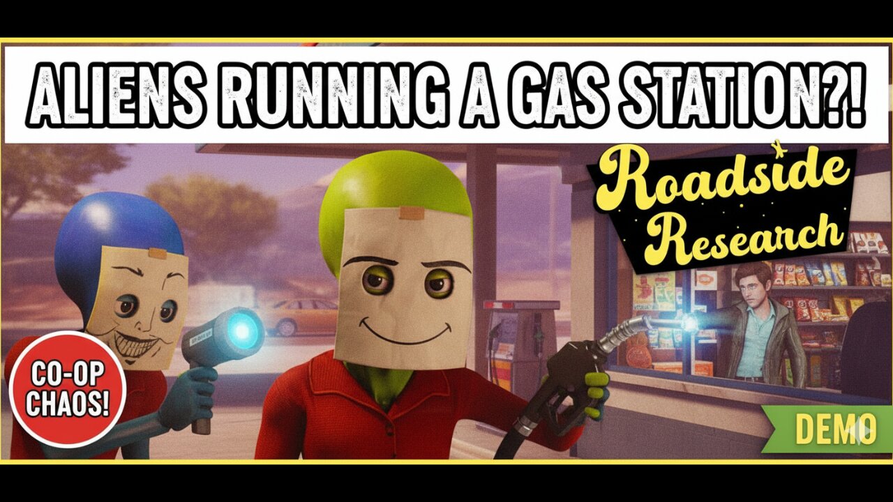ALIENS RUNNING A GAS STATION?! | Roadside Research | Gameplay | Demo