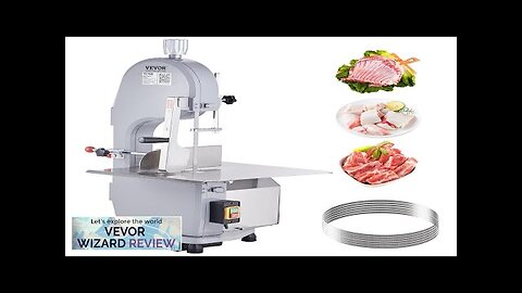 VEVOR Commercial Electric Meat Bandsaw 1100W Stainless Steel Countertop Bone Sawing Review