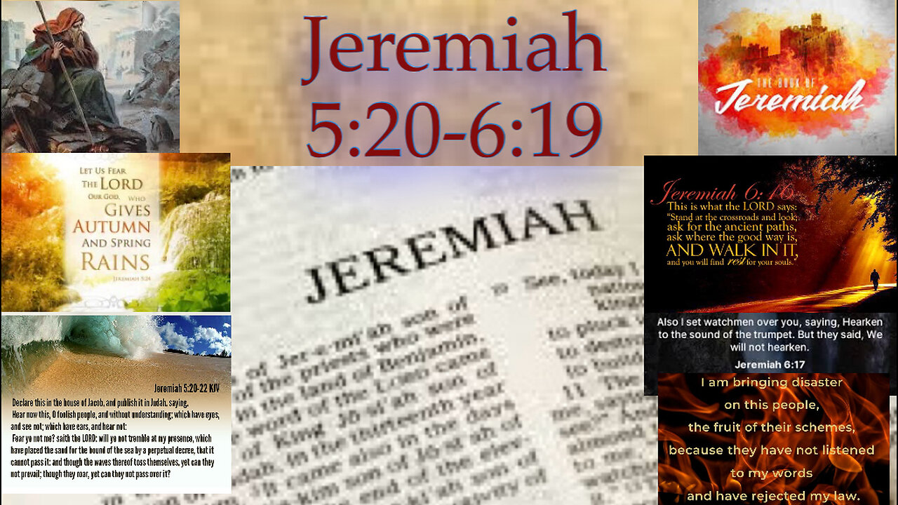 Jeremiah 5:20-6:19