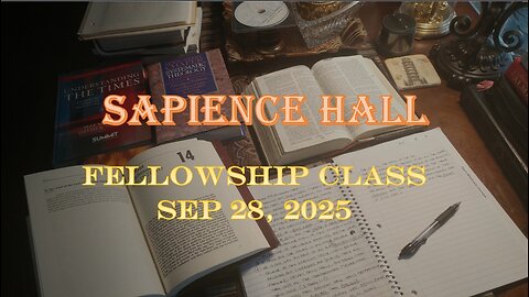 Sapience Hall Fellowship Class September 28, 2025 Zechariah 5:1-4 Dr. R.G. Ford